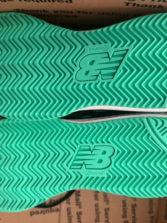 NEW BALANCE 796 PADEL 2E MCH796PA TENNIS SHOES BLACK/GREEN MEN\'S SIZE:8.5 NEW main image 9